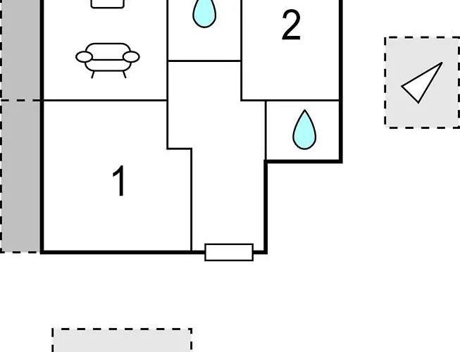 2 Bedroom Awesome In Barbat